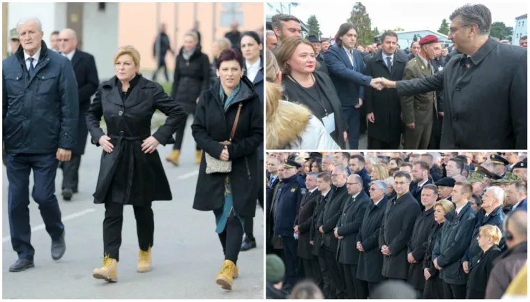 Državni vrh u Vukovaru: Predsjednica obukla 'zenge', Plenković se rukovao sa Sinčićem!