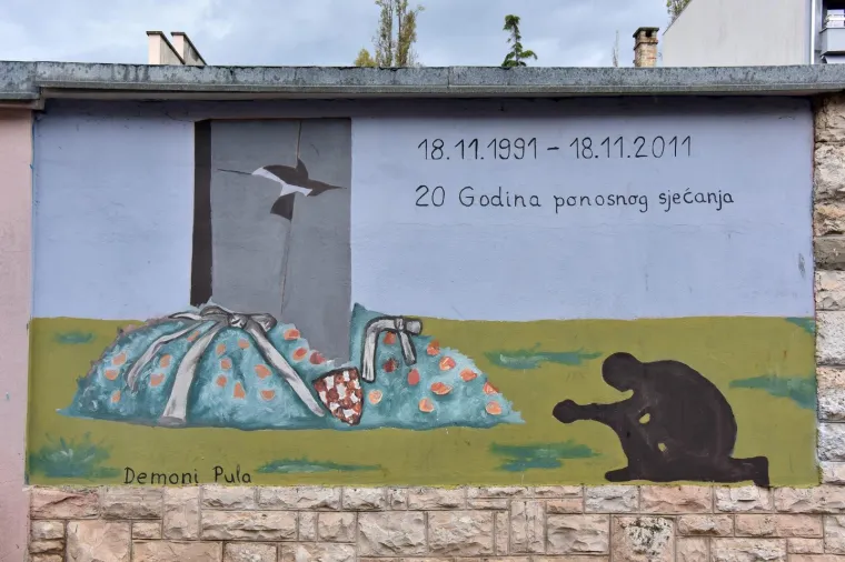 Prepoznajete li koji je u va&scaron;em gradu? Grafiti i murali diljem Hrvatske kao stalni podsjetnik na žrtvu Vukovara