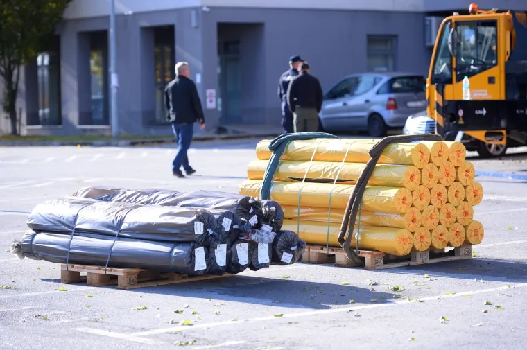 EKSPLOZIJA U ZAGREBU: Kran zapeo za dalekovod