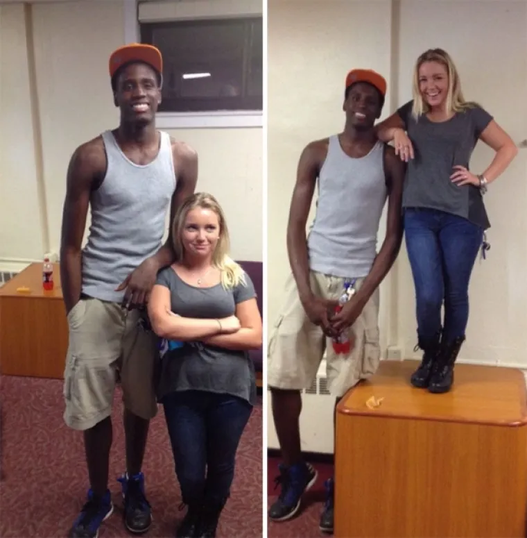 I, &Scaron;TO KAŽETE, KOME JE GORE?: Visoki i niski dijele urnebesne fotografije kako izgleda njihova svakodnevica