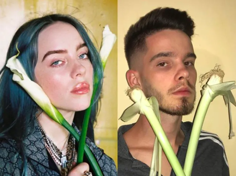 Od Billie Eilish, nadalje:Ovaj momak rekreira outfite poznatih osoba na 'ekonomičan' način