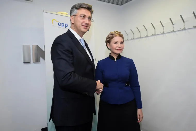 'Junakinja s pletenicama' koja je pro&scaron;la put od vrha do dna: Plenković ugostio Juliju Timo&scaron;enko