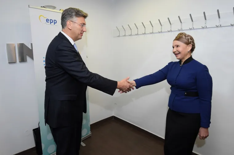 'Junakinja s pletenicama' koja je pro&scaron;la put od vrha do dna: Plenković ugostio Juliju Timo&scaron;enko