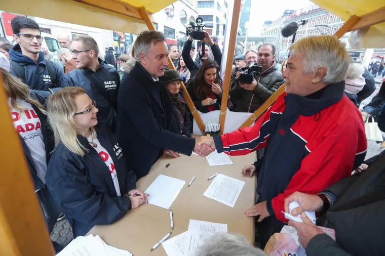 &Scaron;koro počeo prikupljati potpise za kandidaturu: 'Tko kaže da će biti drugog kruga izbora?'