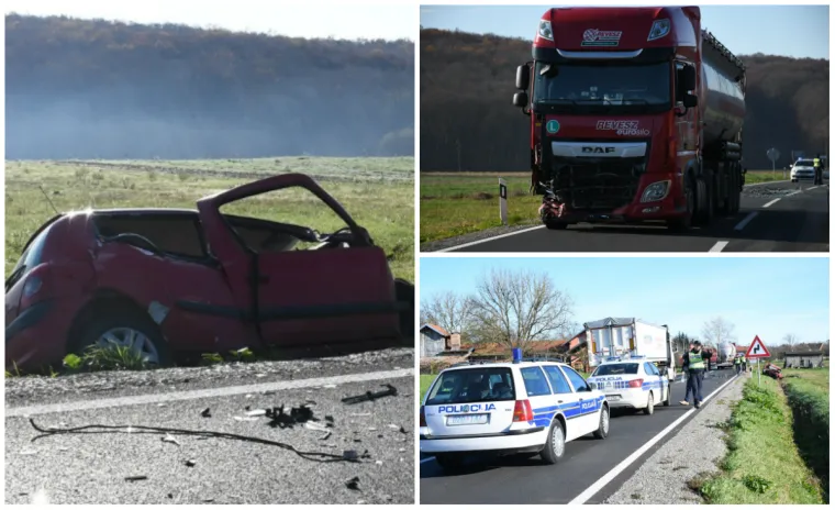 Stravična nesreća kod Grubi&scaron;nog Polja: U sudaru s kamionom poginula vozačica Clia