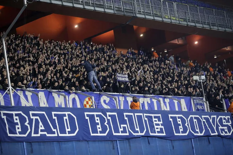 Stadion Maksimir, Zagreb - Hrvatski telekom Prva liga, 16. kolo, GNK Dinamo - HNK Hajduk. Navijači na Maksimiru.
Photo: Goran Stanzl/PIXSELL