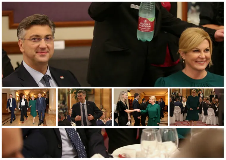 Državni vrh u dobrom raspoloženju! Predsjednica i premijer zvijezde Sinjske noći u Zagrebu