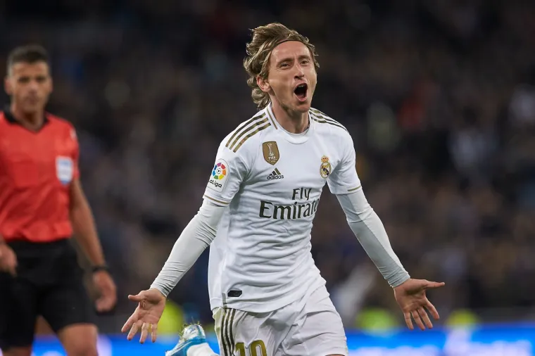 [FOTO] JESTE LI VIDJELI &Scaron;TO JE NEVJEROJATNI LUKA NAPRAVIO ODMAH NAKON GOLA NA SAMOM TERENU? Da, upravo to, i zato je kralj