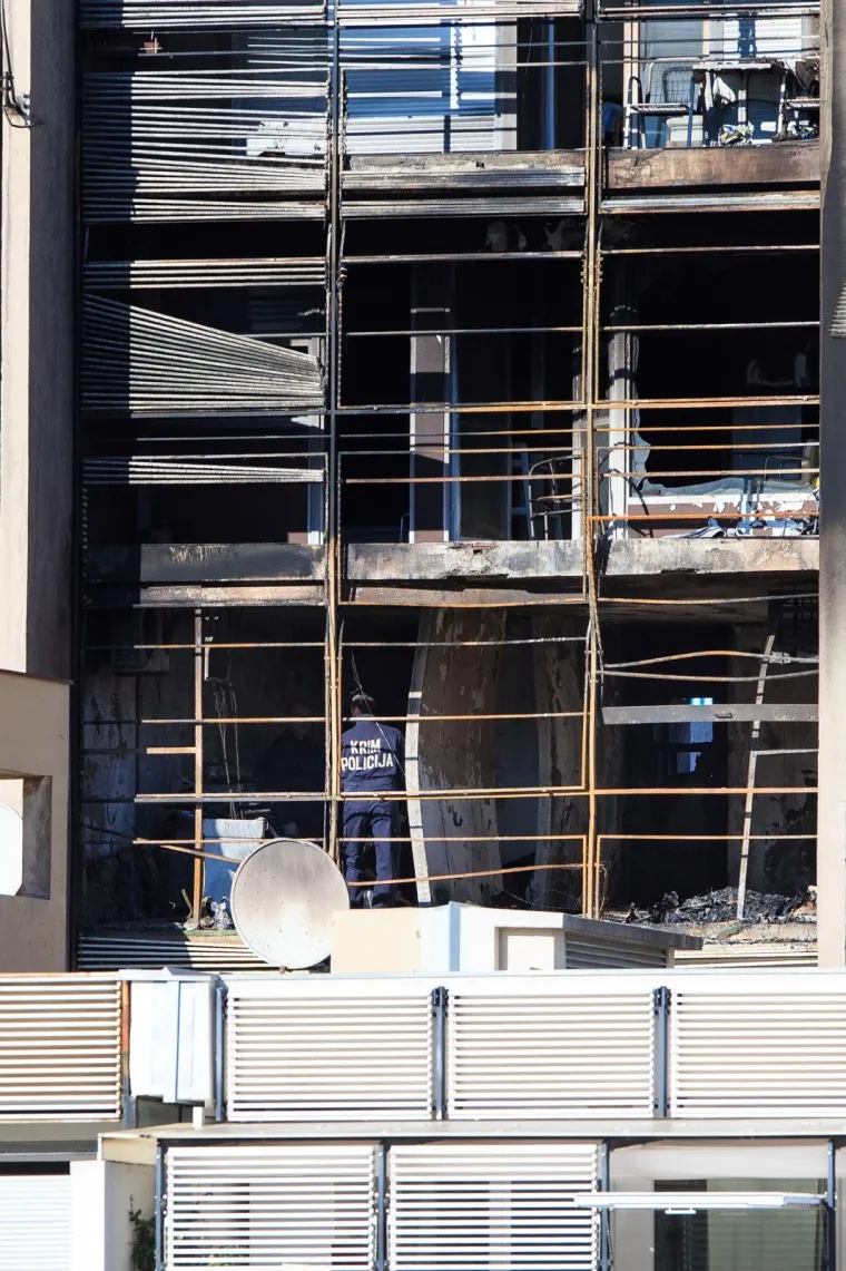 Očevid u izgorenim stanovima na splitskom Trsteniku: 'Vlasnik je skupljao velike količine gorivog materijala'