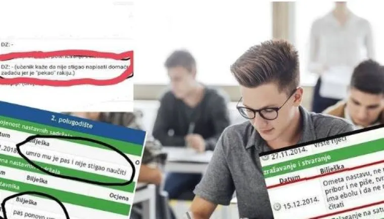 ʼUčenik me poslao u 3 pm i naručio ćevapeʼ: Bilje&scaron;ke iz dnevnika koje dokazuju da profesore sve manje po&scaron;tuju