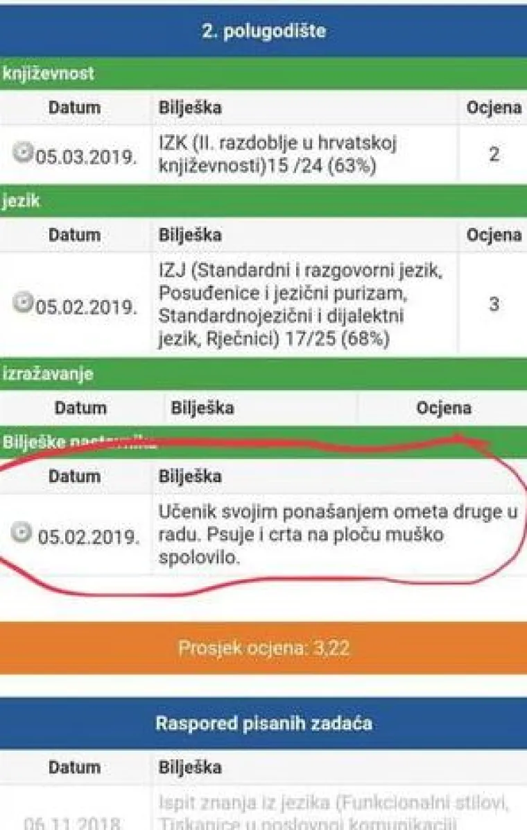 ʼUčenik me poslao u 3 pm i naručio ćevapeʼ: Bilje&scaron;ke iz dnevnika koje dokazuju da profesore sve manje po&scaron;tuju