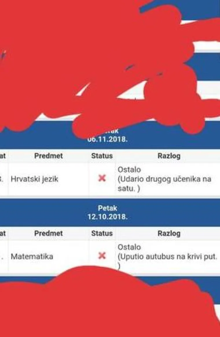 ʼUčenik me poslao u 3 pm i naručio ćevapeʼ: Bilje&scaron;ke iz dnevnika koje dokazuju da profesore sve manje po&scaron;tuju
