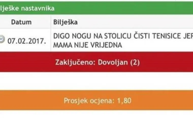ʼUčenik me poslao u 3 pm i naručio ćevapeʼ: Bilje&scaron;ke iz dnevnika koje dokazuju da profesore sve manje po&scaron;tuju