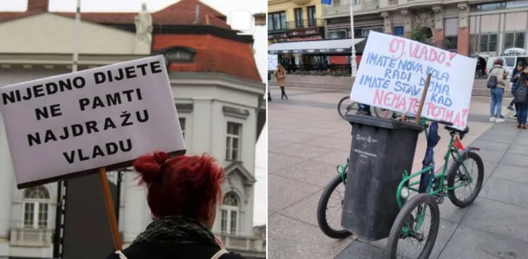 'Andrej, nismo te tako učili': Ovo su najbolji transparenti s jučera&scaron;njeg prosvjeda