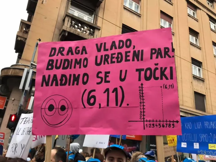 'Andrej, nismo te tako učili': Ovo su najbolji transparenti s jučera&scaron;njeg prosvjeda