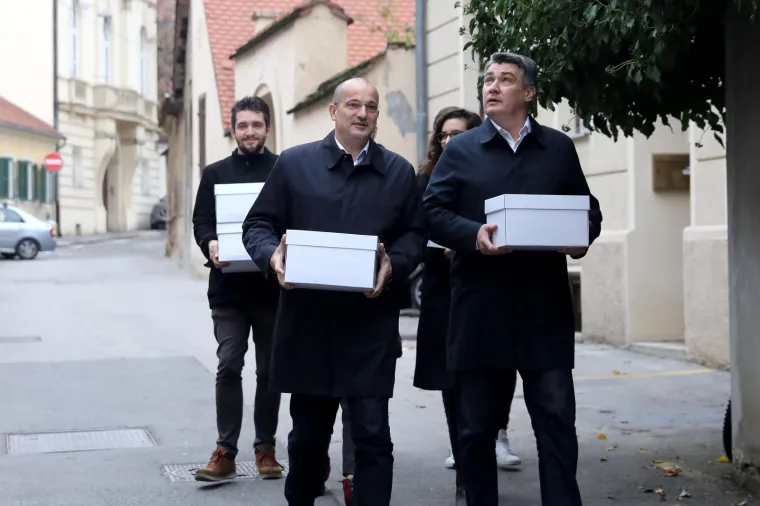 Milanović predao 78.000 potpisa pa 'bocnuo' predsjednicu: 'Kampanja joj je običan seoski trash'
