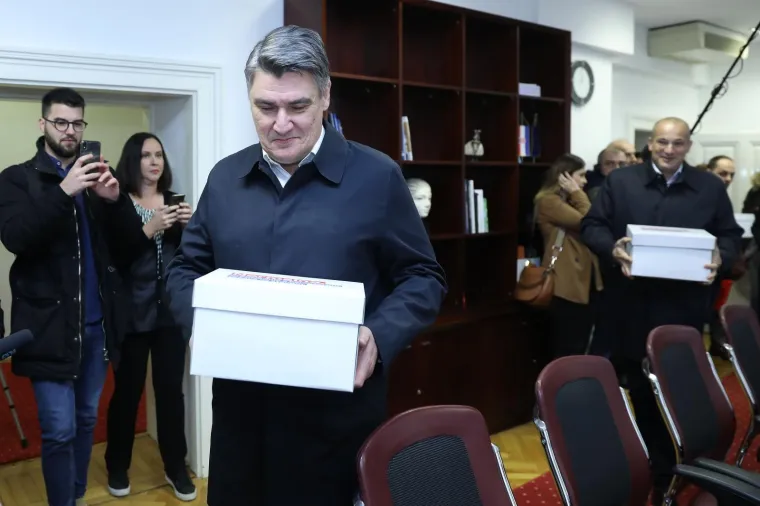 Milanović predao 78.000 potpisa pa 'bocnuo' predsjednicu: 'Kampanja joj je običan seoski trash'