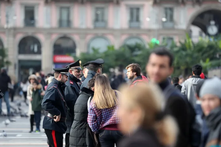 26.11.2019., Milano - Atmosfera na glavnom milanskom trgu Piazza del Duomo uoci vecerasnjeg susreta izmedju Atalante i Dinama u Ligi prvaka. 
Photo: Slavko Midzor/PIXSELL