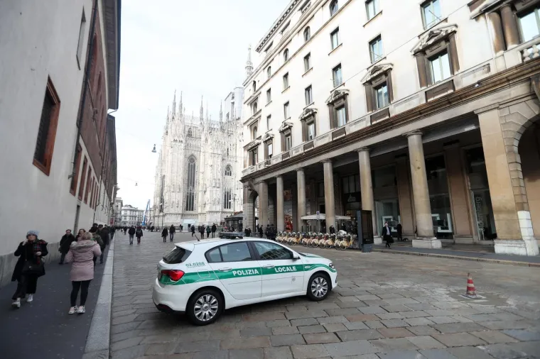 26.11.2019., Milano - Atmosfera na glavnom milanskom trgu Piazza del Duomo uoci vecerasnjeg susreta izmedju Atalante i Dinama u Ligi prvaka. 
Photo: Slavko Midzor/PIXSELL