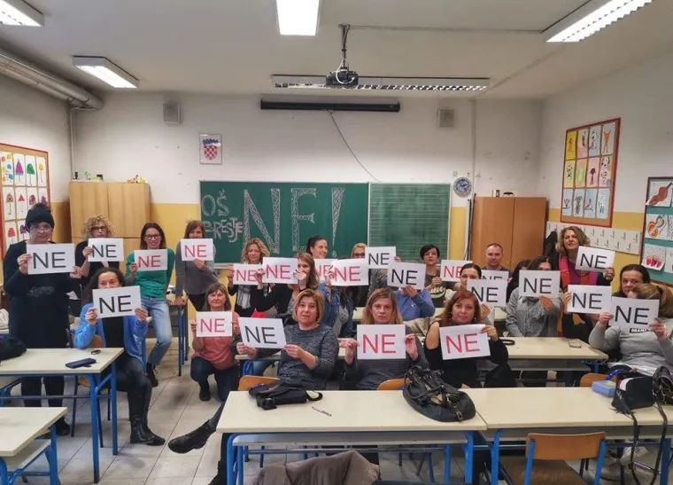 Nastavnici od jutra kratko i jasno poručuju Plenkoviću - Ne!