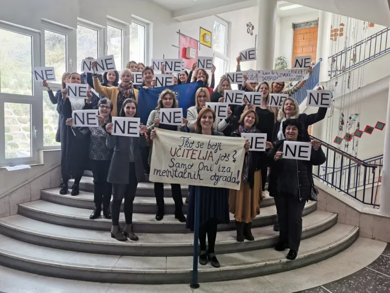 Nastavnici od jutra kratko i jasno poručuju Plenkoviću - Ne!