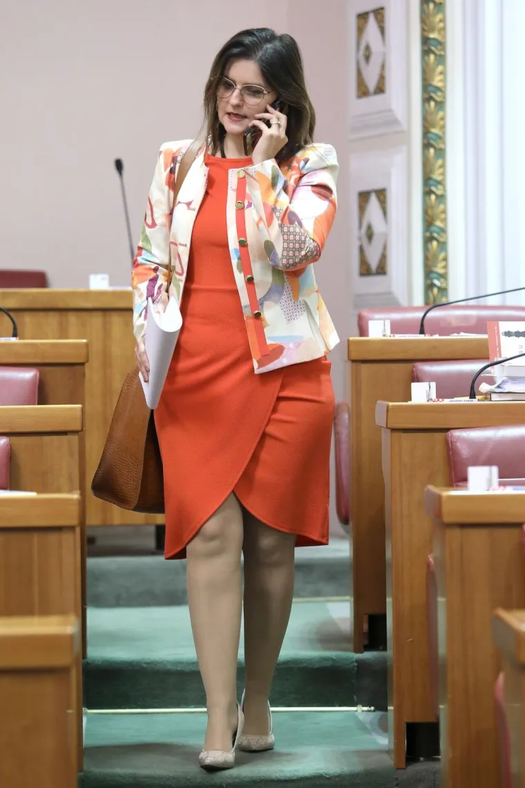 Mostovka se vratila na posao mjesec i pol nakon poroda, no svu pažnju ipak je privukla zastupnica iz Zagorja