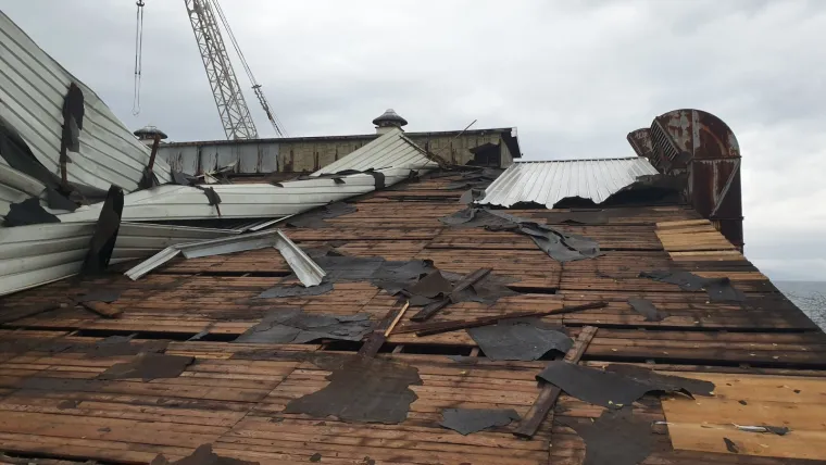 Pijavica prohujala riječkom Kantridom: U zrak letjeli limovi i krov brodogradili&scaron;ta 3. maj