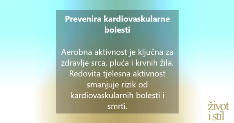 Znate li koje su dobrobiti aerobnog treninga na zdravlje?