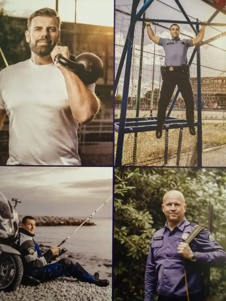 Poslastica za žene! Riječki policajci u svom najboljem izdanju slikali se za kalendar