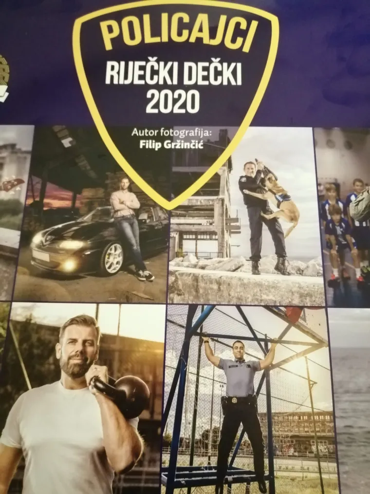 Poslastica za žene! Riječki policajci u svom najboljem izdanju slikali se za kalendar