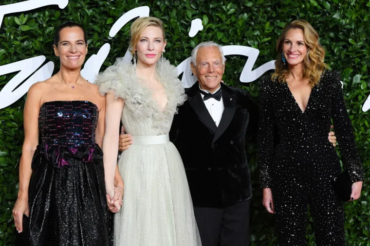 Cate Blanchett, Giorgio Armani i Julia Roberts