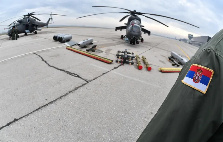 Vučić odu&scaron;evljen 'vražjim kočijama': Vojska Srbije predstavila nove helikoptere kupljene u Rusiji
