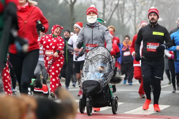Marin Čilić predvodio blagdansku utrku u centru Zagreba: Pao je u sjenu kostimiranih trkača