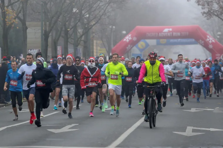 Marin Čilić predvodio blagdansku utrku u centru Zagreba: Pao je u sjenu kostimiranih trkača