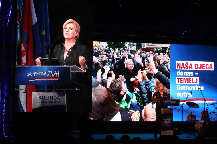 Predsjednica poručila u Splitu: 'Dabogda svi hrvatski političari bili korumpirani kao ja'