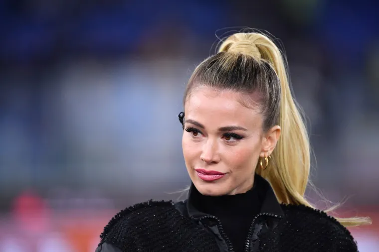 Italian television presenter Diletta Leotta is pictured prior to the Italian Serie A football match lazio Rome vs Juventus Turin on December 7, 2019 at the Olympic stadium in Rome., Image: 486893440, License: Rights-managed, Restrictions: , Model Release: no, Credit line:  / Profimedia