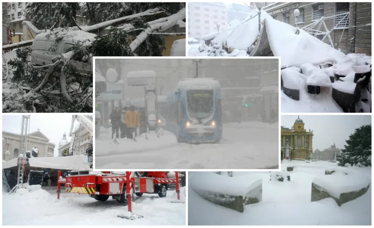 Tako nije bilo od 1955.! Prije 7 godina Zagreb je zatrpao ogroman snijeg i napravio kaos