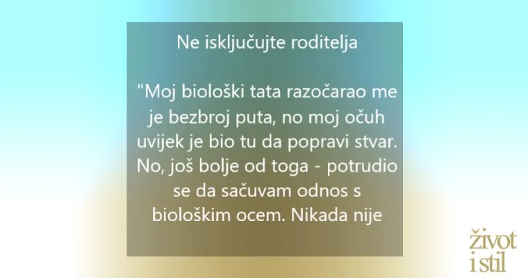 Stvari koje bi djeca htjela da očuh ili pomajka znaju