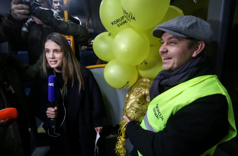 Bandić u inspekciji: 'U Predsjedničke dvore uselit ću pravu korupciju, a ne amatersku kakva je bila dosad'