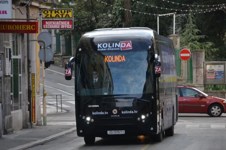 KOLINDIN AUTOBUS ZA KAMPANJU: Luksuzno opremljeno vozilo mjesečno ko&scaron;ta najmanje 25.000 kuna
