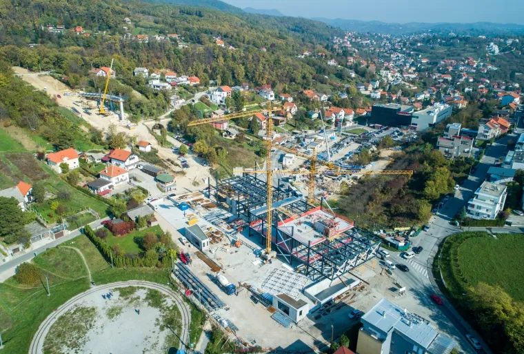 Ovaj projekt Zagrepčani će platiti 650 milijuna kuna: Pogledajte kako napreduju radovi iz zraka