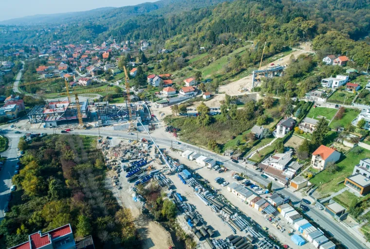 Ovaj projekt Zagrepčani će platiti 650 milijuna kuna: Pogledajte kako napreduju radovi iz zraka