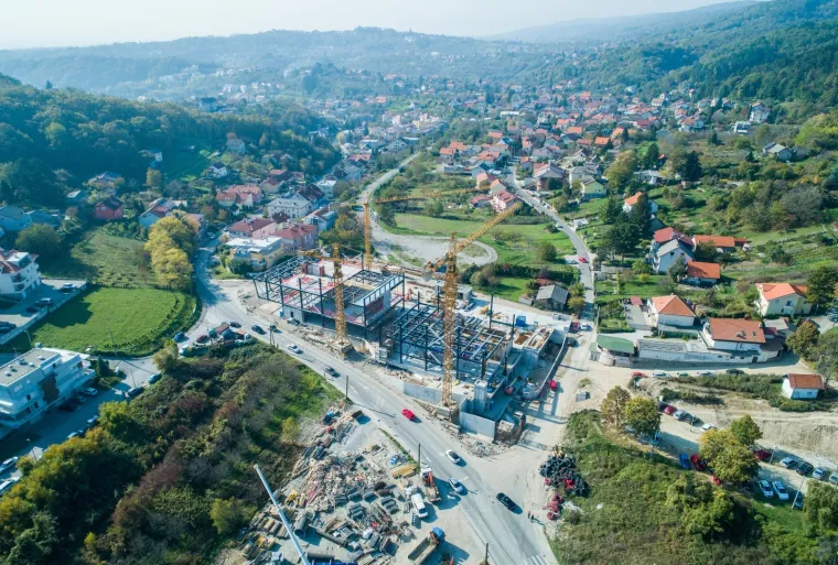 Ovaj projekt Zagrepčani će platiti 650 milijuna kuna: Pogledajte kako napreduju radovi iz zraka