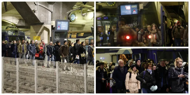 Kaos u Francuskoj: Putnici se na silu žele ukrcati u pretrpane vlakove, na cestama kolone duge 300 km