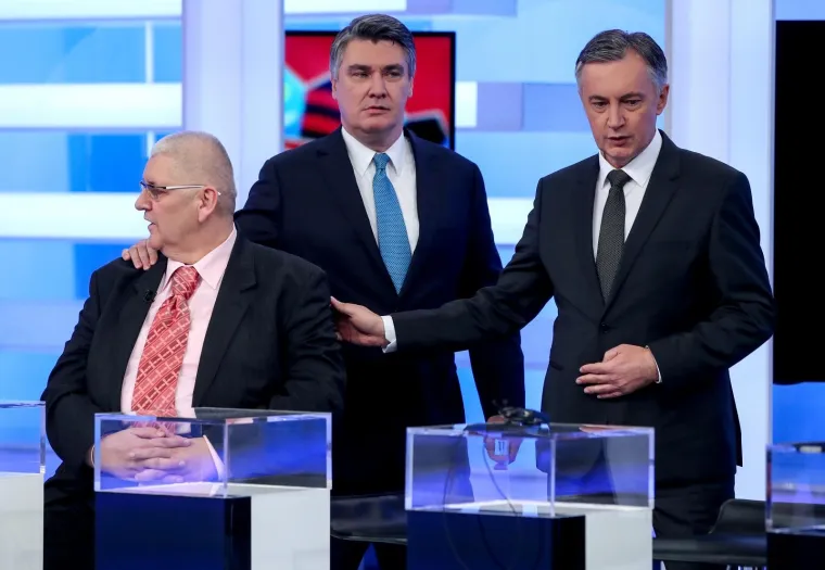 Rukovanje Grabar-Kitarović i &Scaron;kore, nasmijani Đapić...: Sučeljavanje 11 kandidata za Pantovčak!