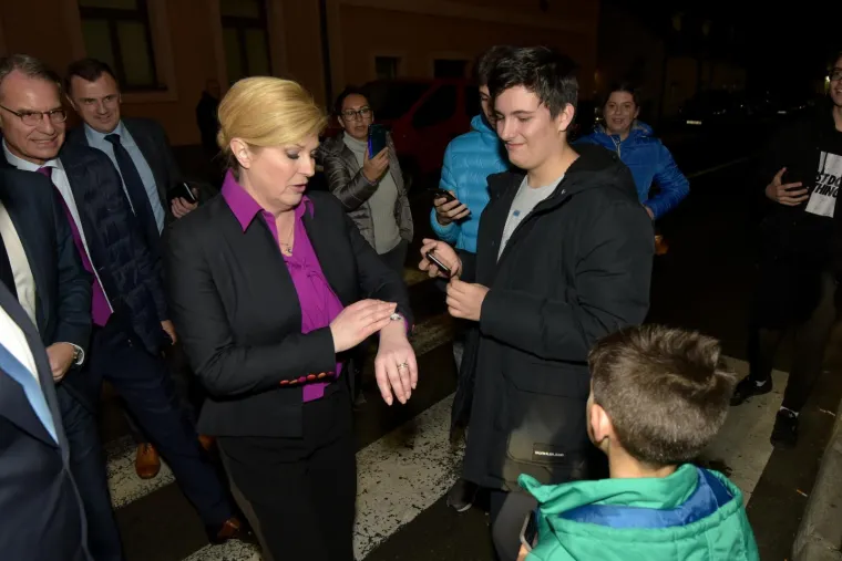 Grabar-Kitarović prepuna samopouzdanja u 'HDZ-ovom gradu': 'Nudim program i rad, a ne poskočice i nerad'