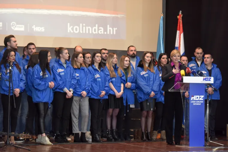 Grabar-Kitarović prepuna samopouzdanja u 'HDZ-ovom gradu': 'Nudim program i rad, a ne poskočice i nerad'