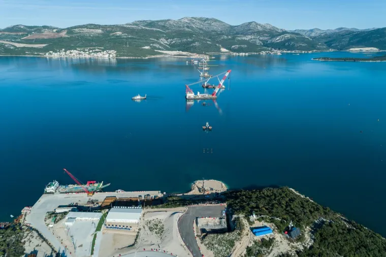 Napokon: Brodovi iz Kine dovozit će dijelove Pelje&scaron;kog mosta, na gradili&scaron;tu se očekuju krajem siječnja