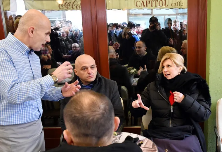 Grabar Kitarović posjetila Požegu i Pleternicu, družila se s Culejom i pozdravila s Franjom Lucićem