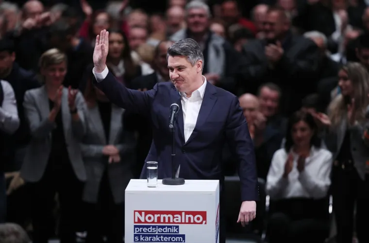 Veliki predizborni skup Zorana Milanovića u Zagrebu